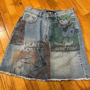 Desigual Disney Denim Skirt